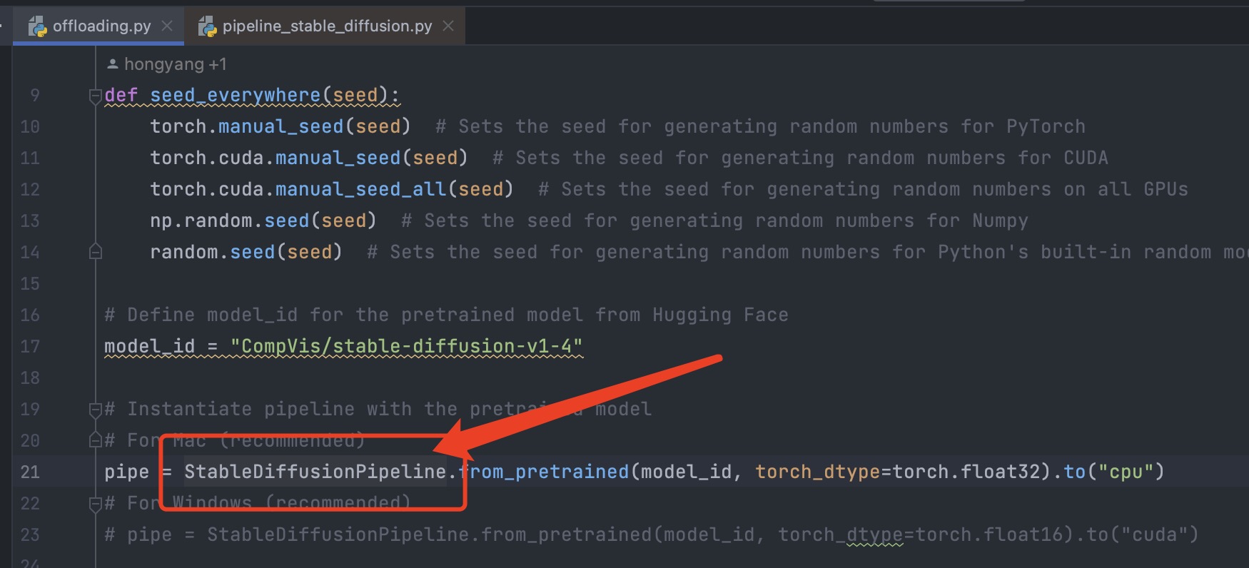 Location of StableDiffusionPipeline